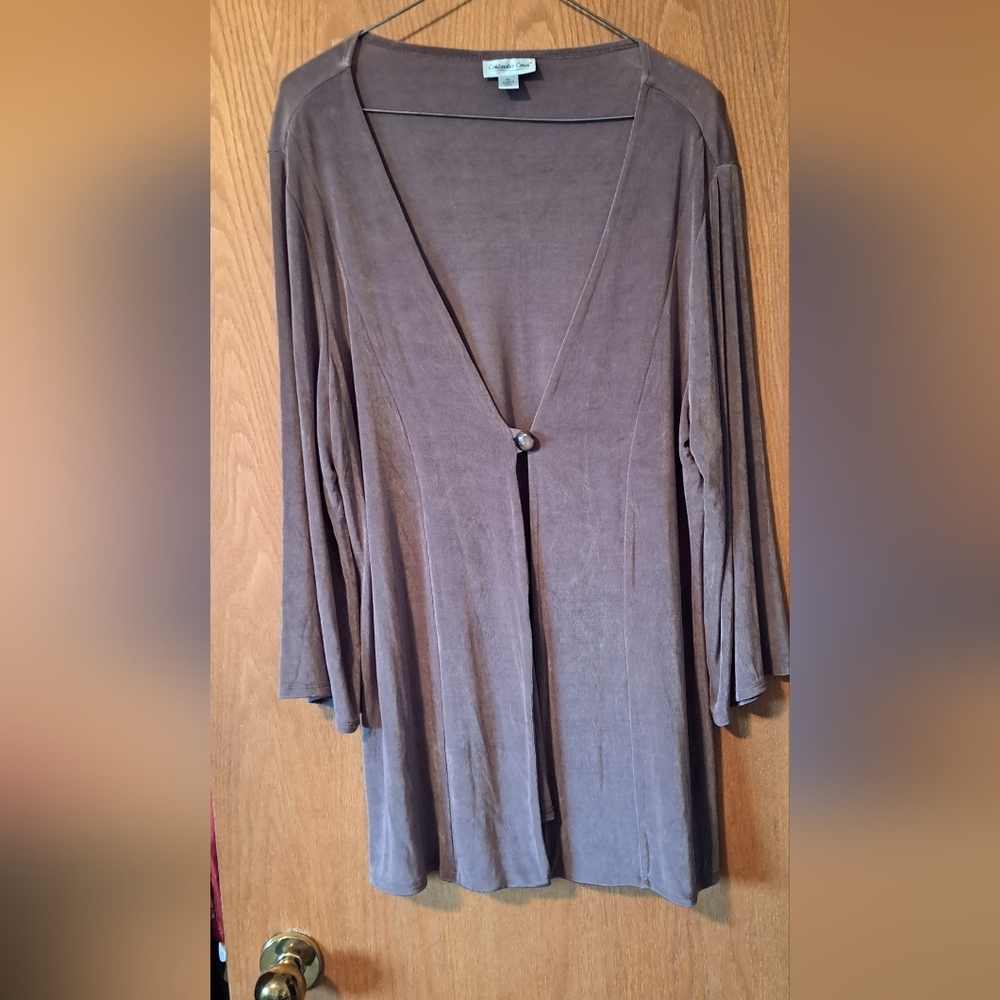 Coldwater Creek Medium Brown Cardigan